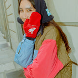 Mittens - Red / Navy
