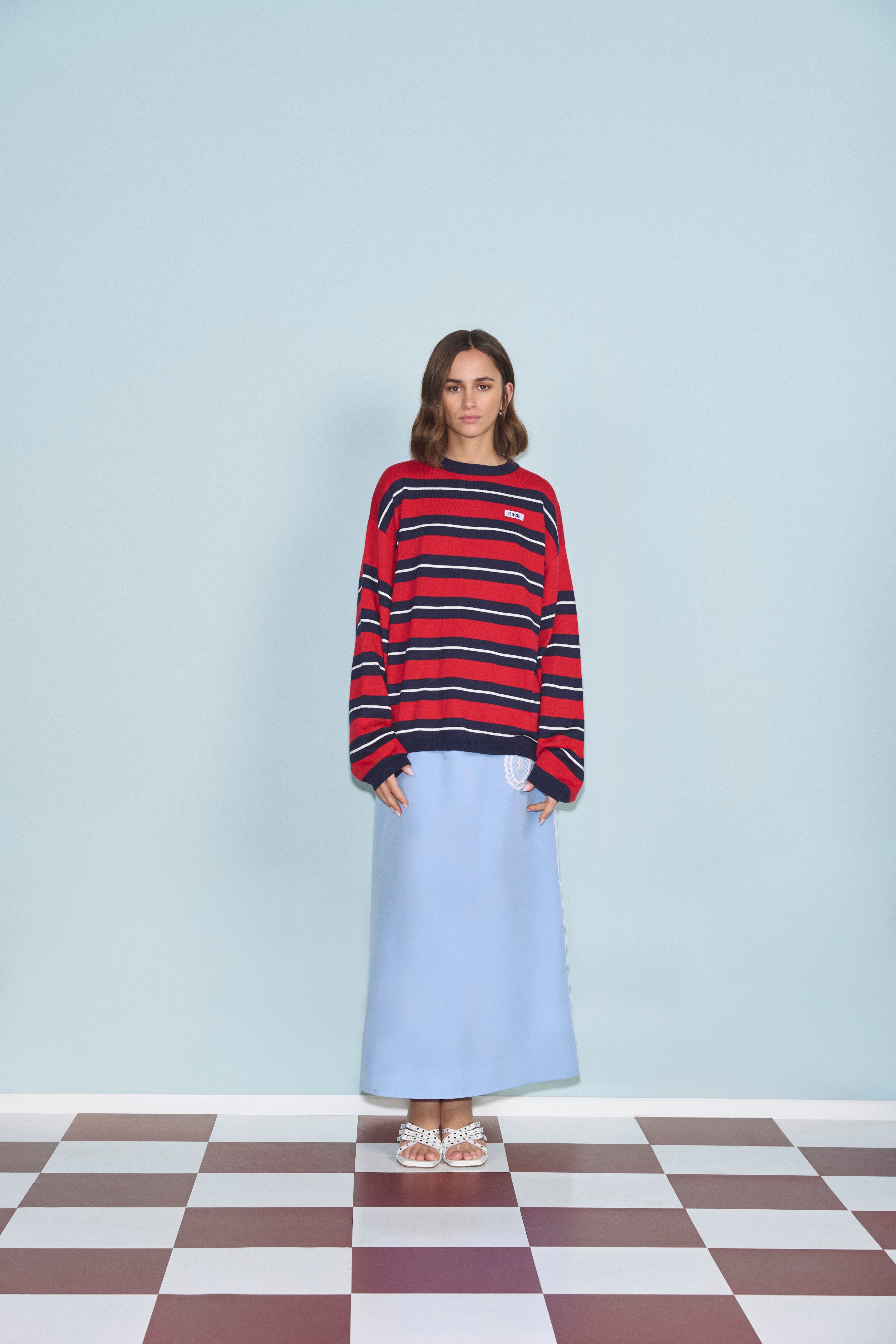 Mary Jane Sweater - Red