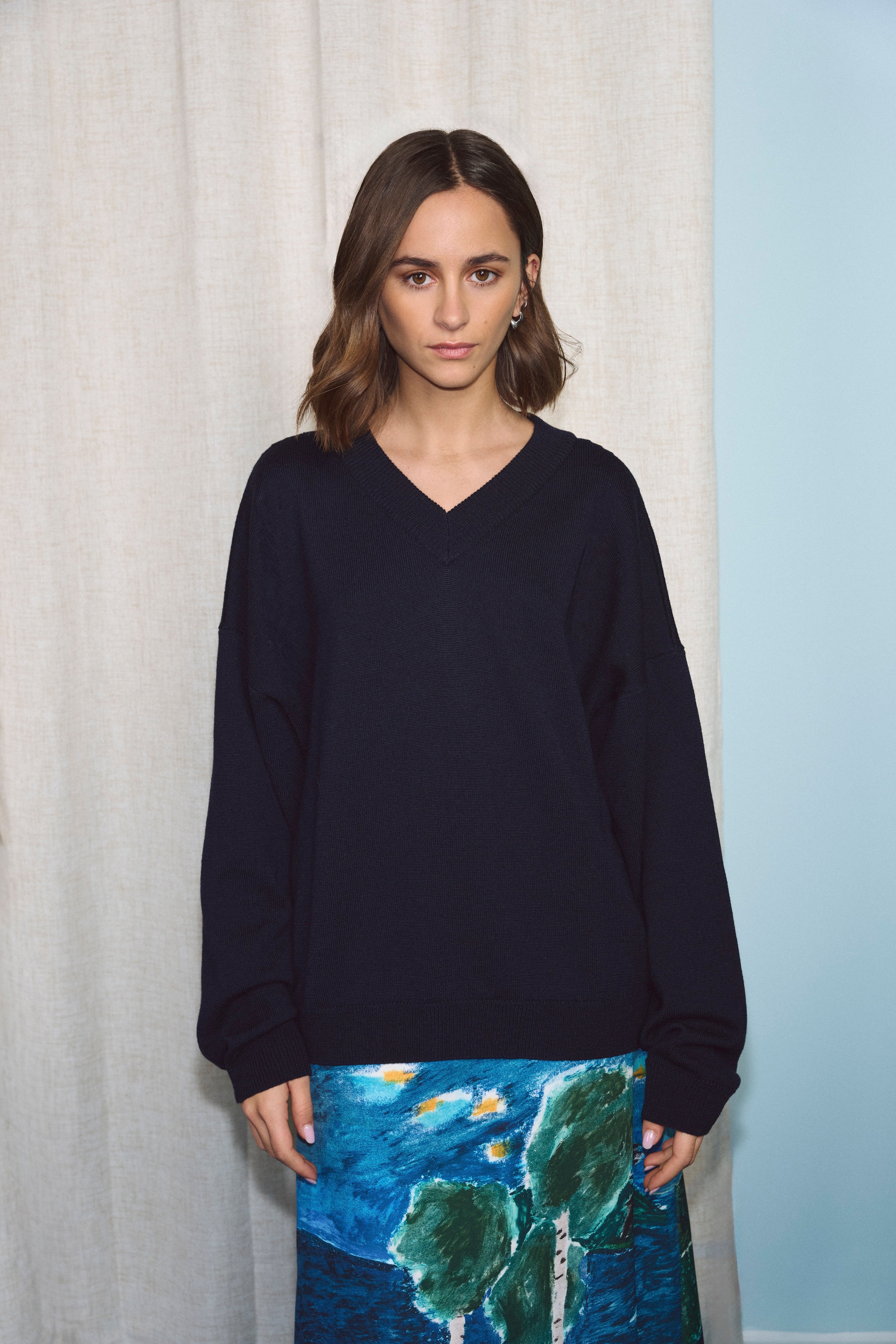 Sabrina Sweater - Navy
