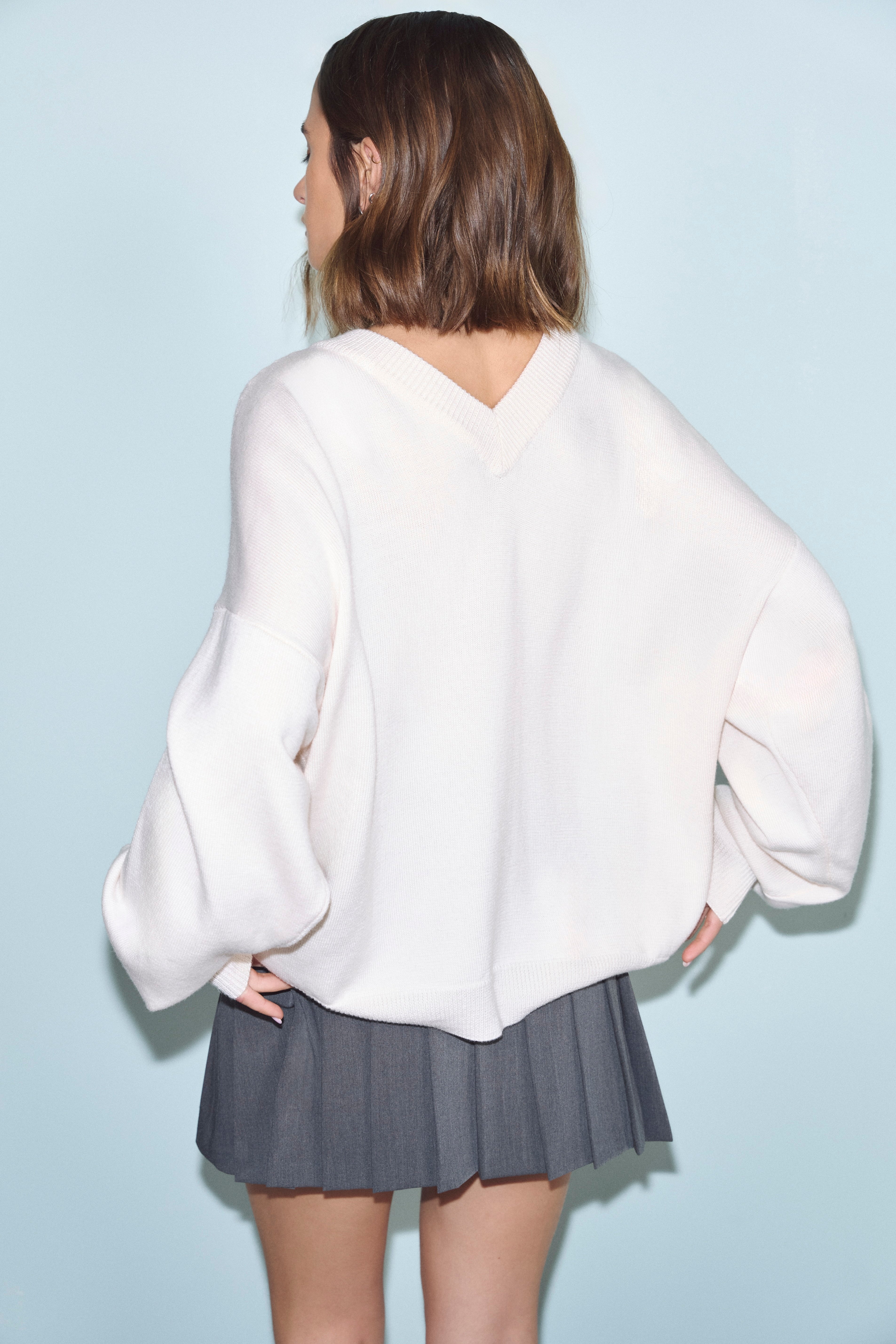 Sabrina Sweater - White
